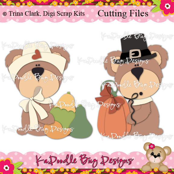 Thanksgiving Bears - Click Image to Close