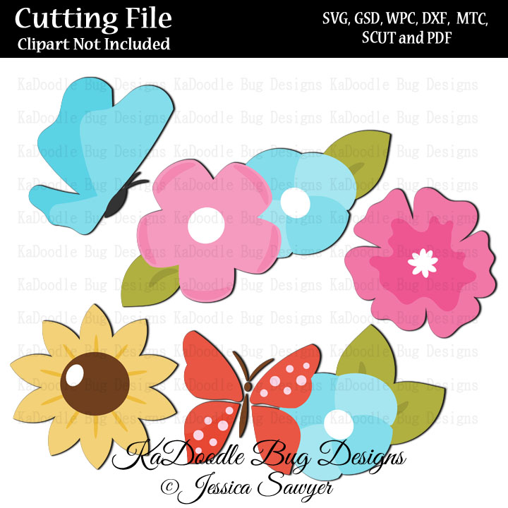 JS Pretty Flowers & Butterflies - Click Image to Close