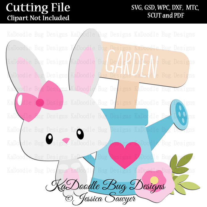 JS Spring Garden Bunny - Click Image to Close