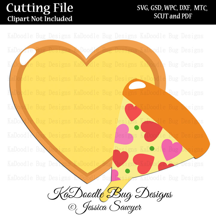 JS Valentine Heart Pizza - Click Image to Close