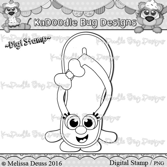 DS Shoptastic Cuties - Flip Flop Cutie - Click Image to Close