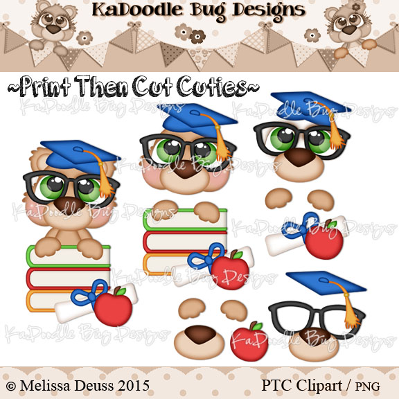 PTC Cutie KaToodles - Graduate Bear