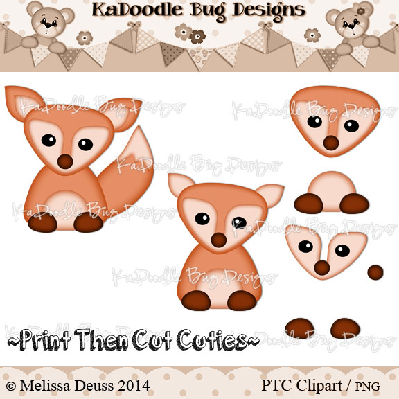 PTC Cute Little Fox - Click Image to Close