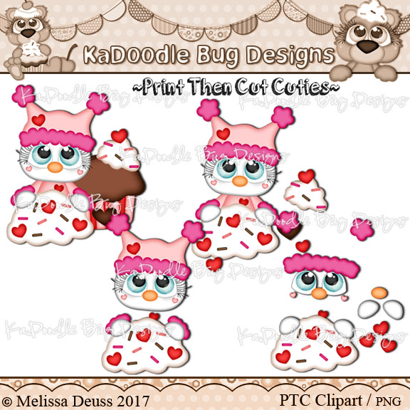 PTC Cutie KaToodles - Valentine Snow Cutie - Click Image to Close