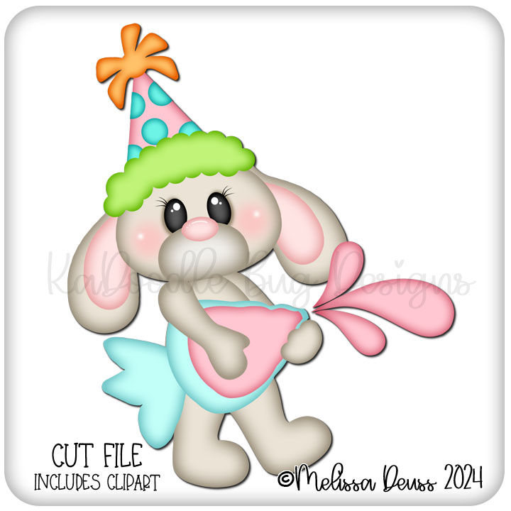 Birthday Cupcake Icing Bunny