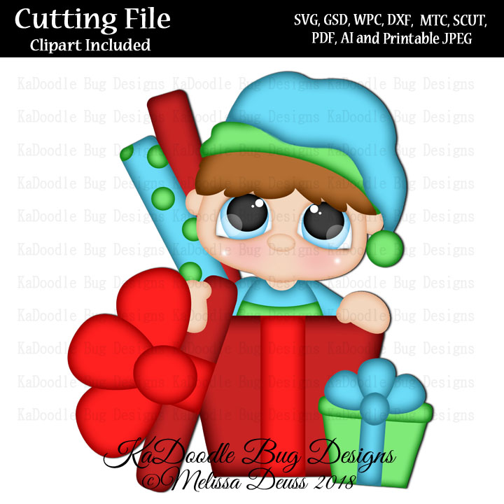 Charmkin Cuties - Christmas Wrapping Boy