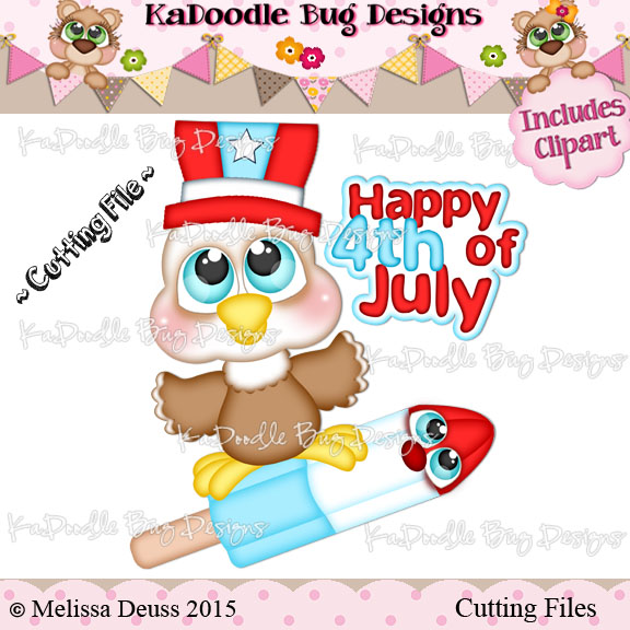 Cutie KaToodles - 4th of July Eagle