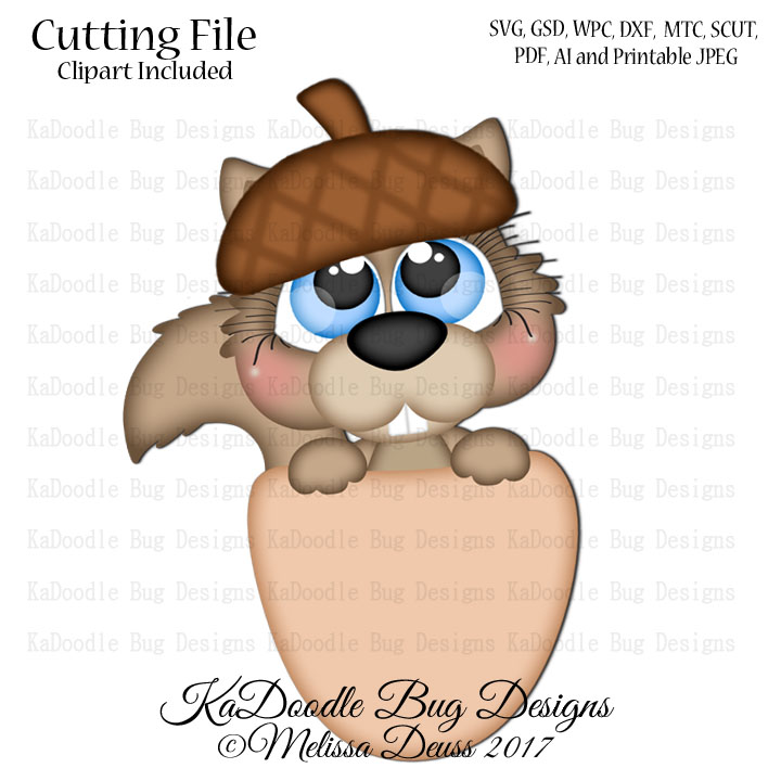 Cutie KaToodles - Acorn Squirrel - Click Image to Close