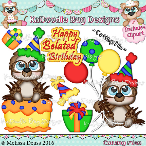 Cutie KaToodles - Belated Birthday Sloths
