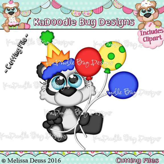 Cutie KaToodles - Birthday Balloon Panda