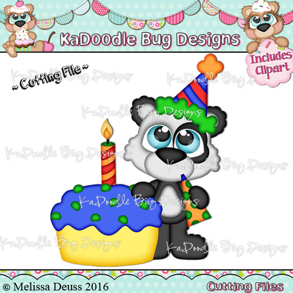Cutie KaToodles - Birthday Cake Panda