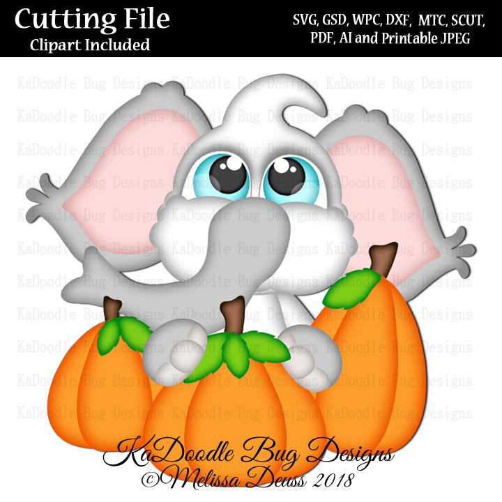 Cutie KaToodles - Boo Elephant Peeker - Click Image to Close