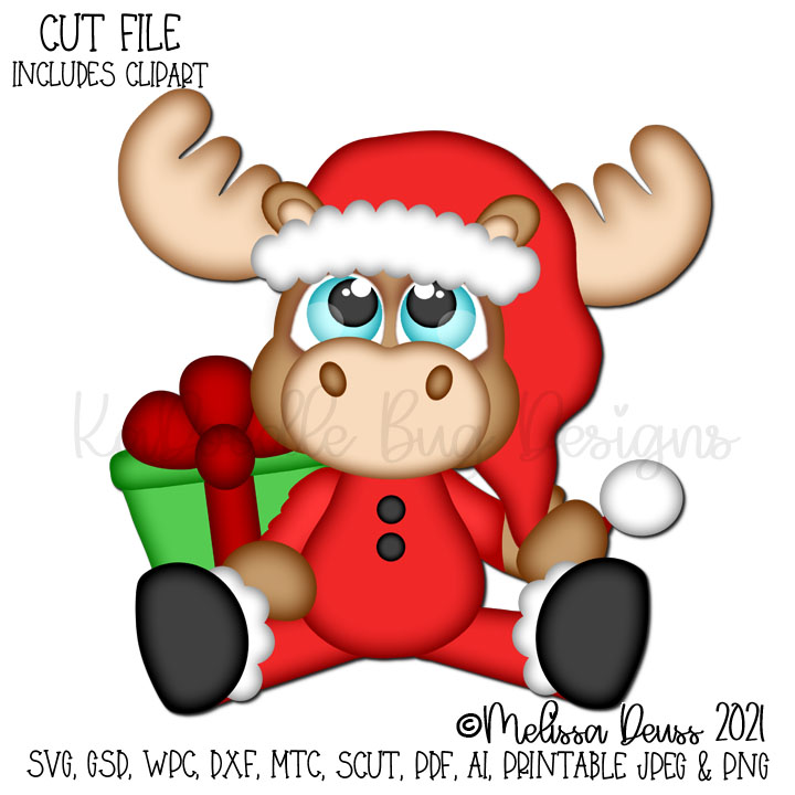 Cutie KaToodles - Christmas Present Moose