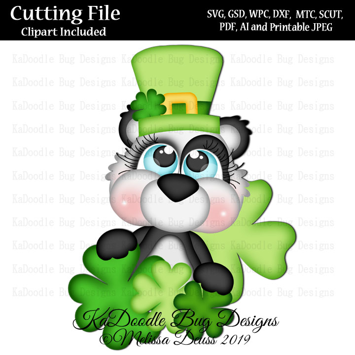 Cutie KaToodles - Clover Panda Peeker - Click Image to Close