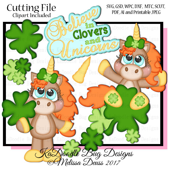 Cutie KaToodles - Clovers And Unicorns - Click Image to Close