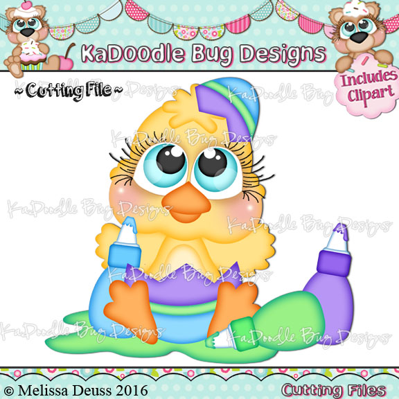 Cutie KaToodles - Easter Egg Chick - Click Image to Close