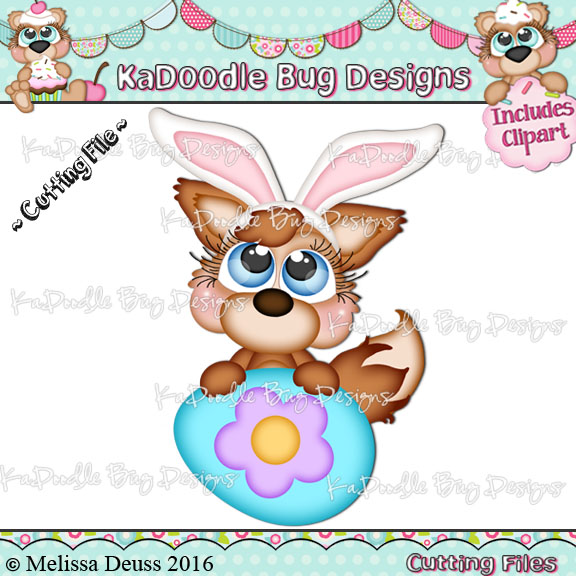 Cutie KaToodles - Easter Egg Fox - Click Image to Close