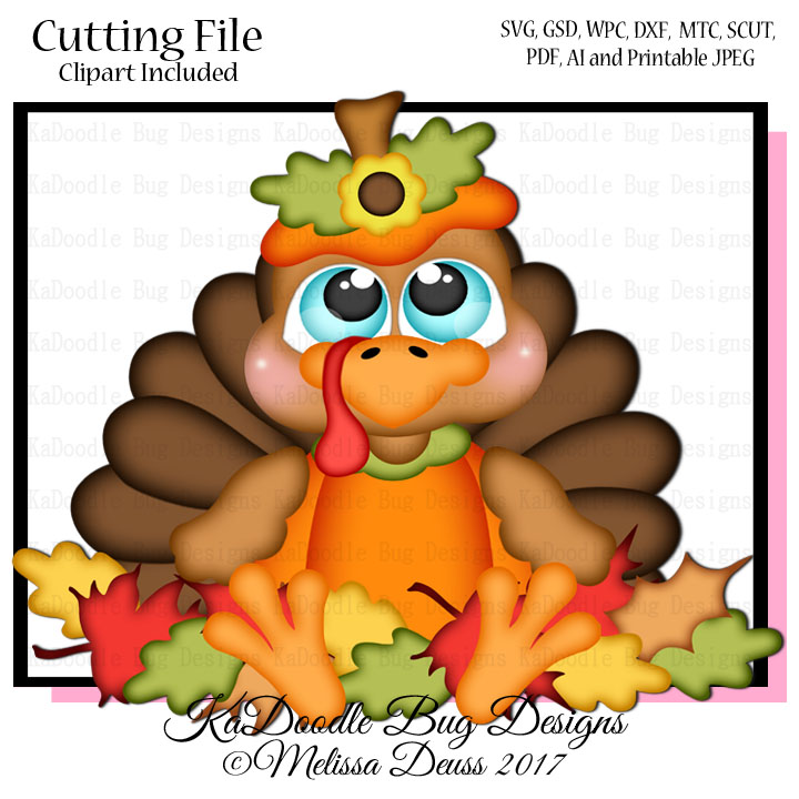 Cutie KaToodles - Fall Pumpkin Turkey
