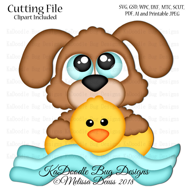 Cutie KaToodles - Floating Puppy - Click Image to Close