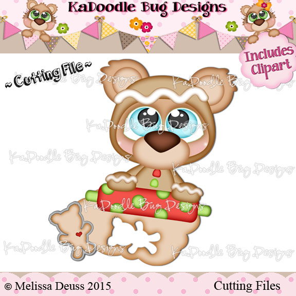 Cutie KaToodlles - Gingerbread Bear - Click Image to Close