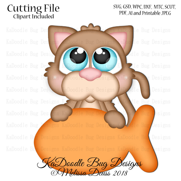 Cutie Katoodles - Goldfish Cat - Click Image to Close