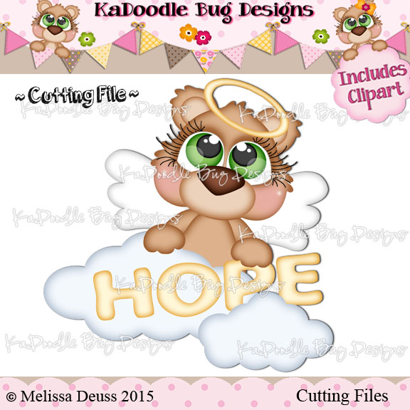 Cutie KaToodles - Hope Angel Bear