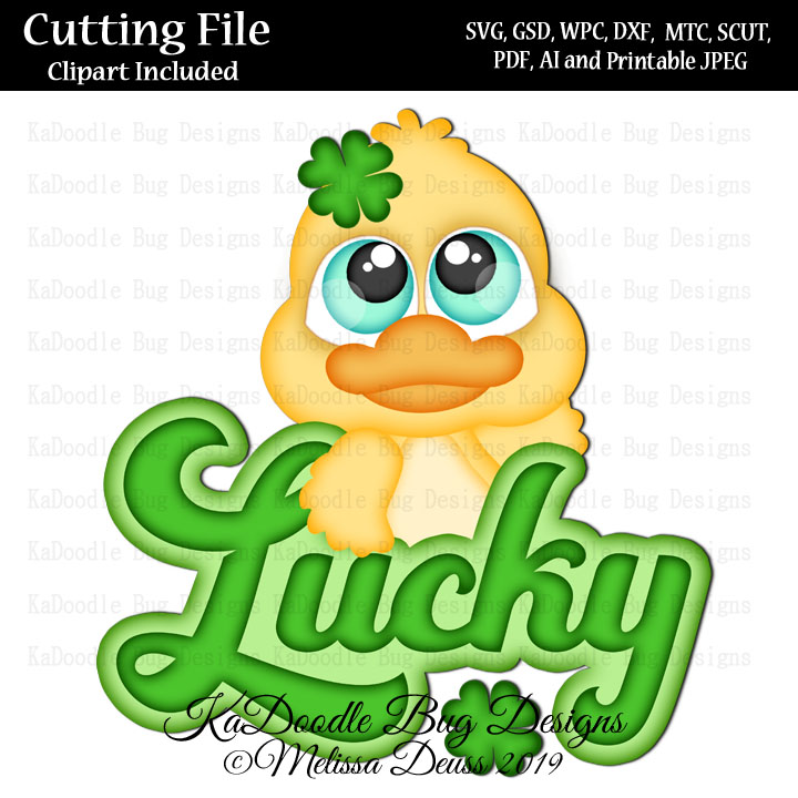 Cutie KaToodles - Lucky Duck Peeker - Click Image to Close