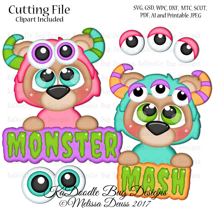 Cutie KaToodles - Monster Mash Bears
