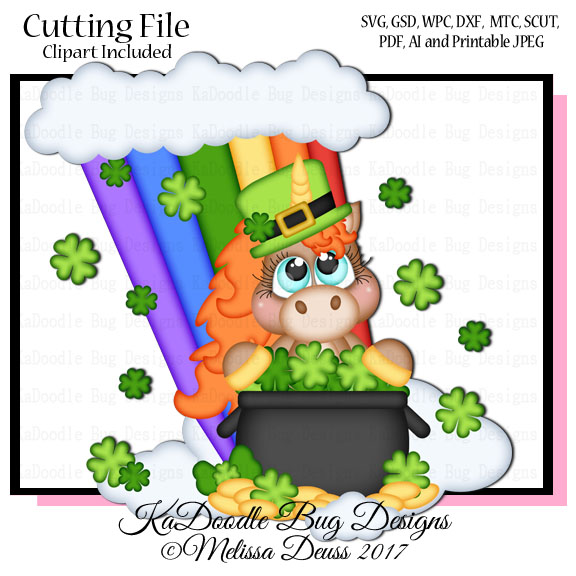 Cutie KaToodles - Pot Of Clovers - Click Image to Close