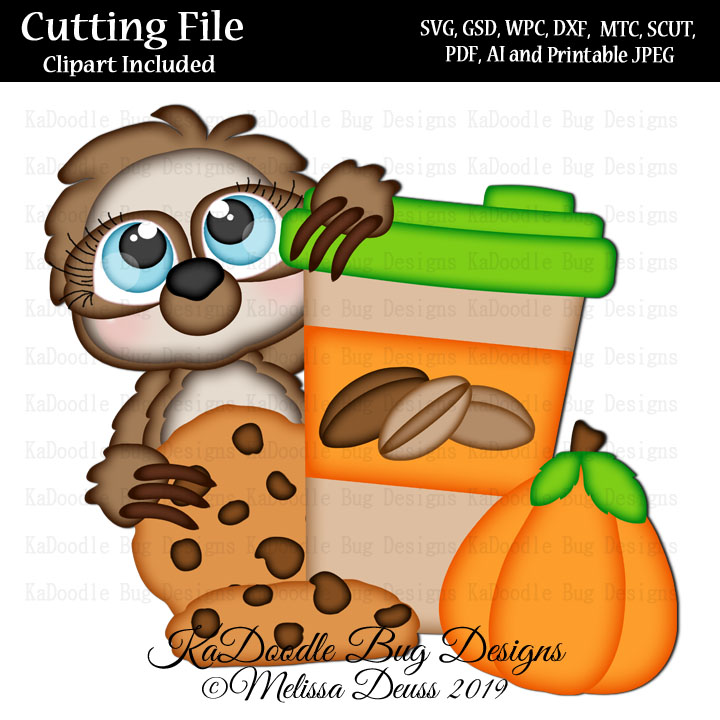 Cutie KaToodles - Pumpkin Spice Sloth