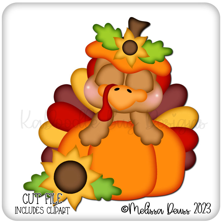 Cutie KaToodles - Sleeping Fall Turkey