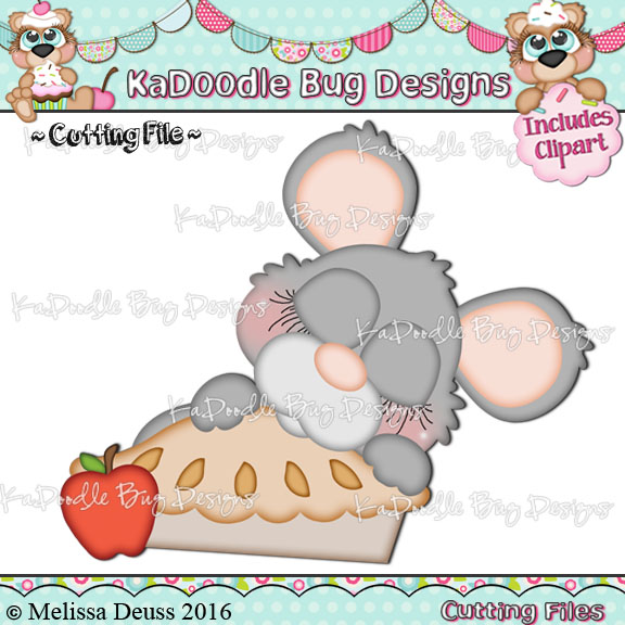 Cutie KaToodles - Sleeping Pie Mouse