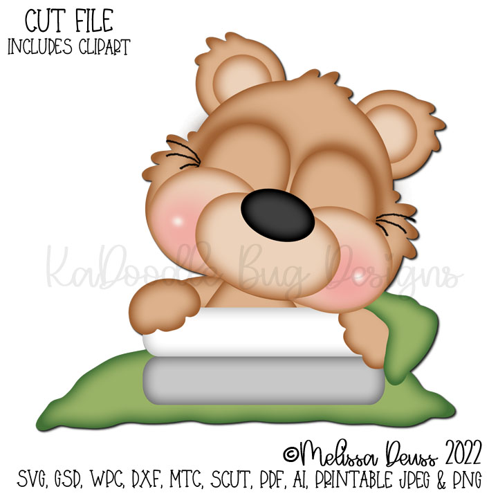 Cutie KaToodles - Sleeping Towel Bear