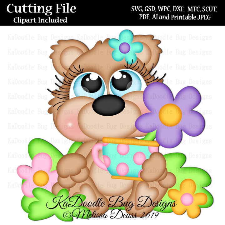 Cutie KaToodles - Springtime Tea Bear