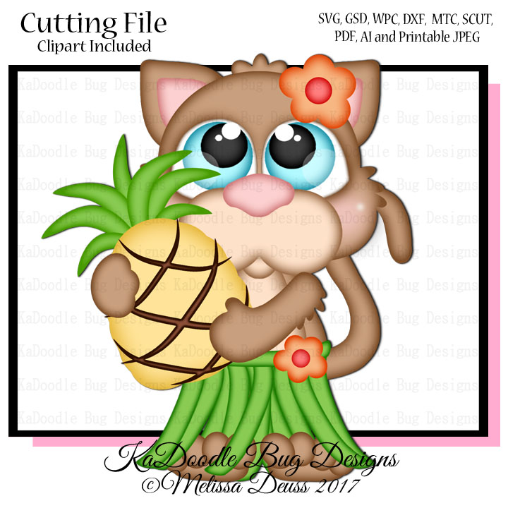 Cutie KaToodles - Tropical Kitty - Click Image to Close