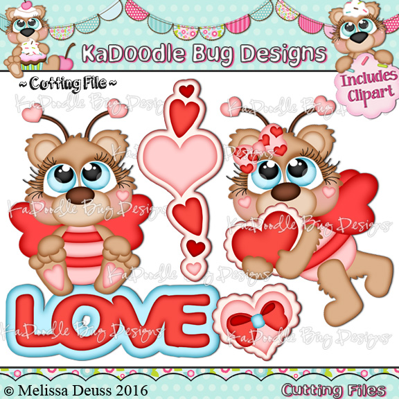 Cutie KaToodles - Valentine Bumble Bears