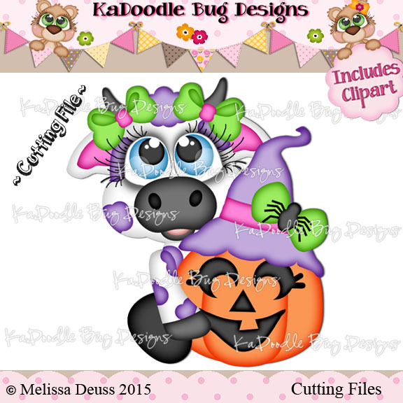 Cutie KaToodles - Witchy Poo Cow - Click Image to Close