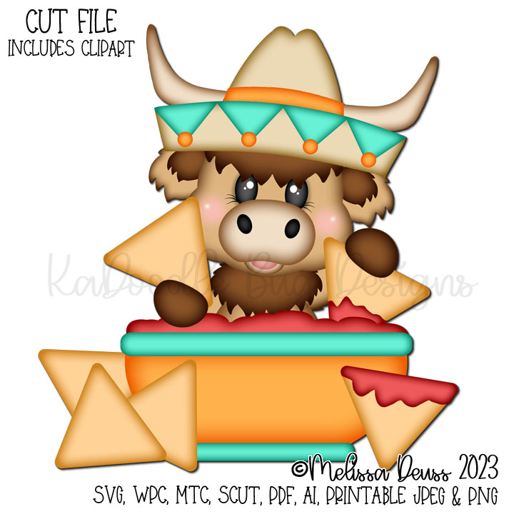 Chips And Salsa Highland Cow