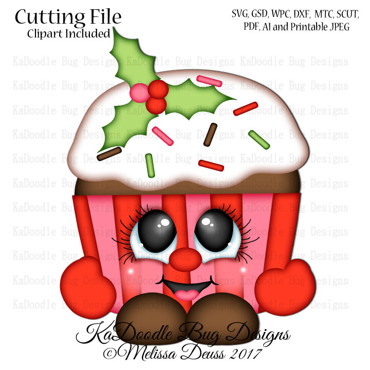 Shoptastic Cuties - Christmas Cupcake Cutie - Click Image to Close