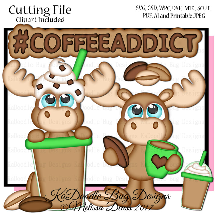 Cutie KaToodles - Coffee Addict Moose