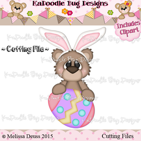 Easter Bunny Bear - Click Image to Close