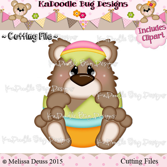 Eggie Buddies - Easter Egg Bear - Click Image to Close