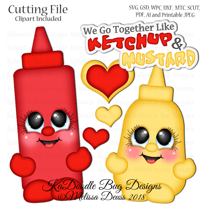 Shoptastic Cuties - Kecthup and Mustard Cutie