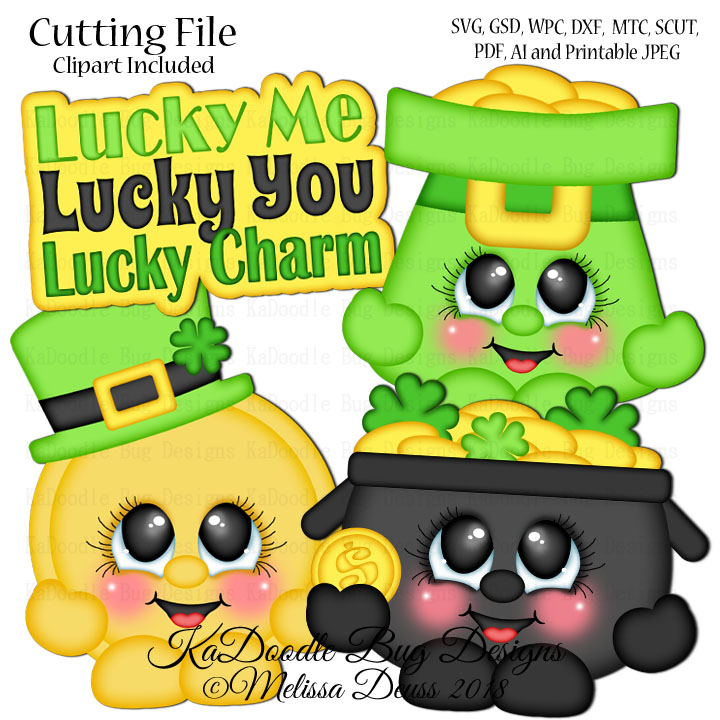 Shoptastic Cuties - Lucky Gold Cuties - Click Image to Close