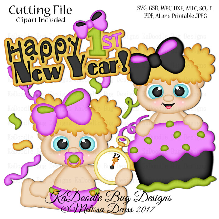 New Year Baby Girl - Click Image to Close