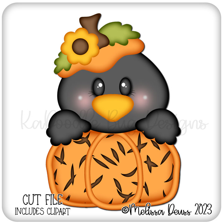 Pumpkin Crow Shaker