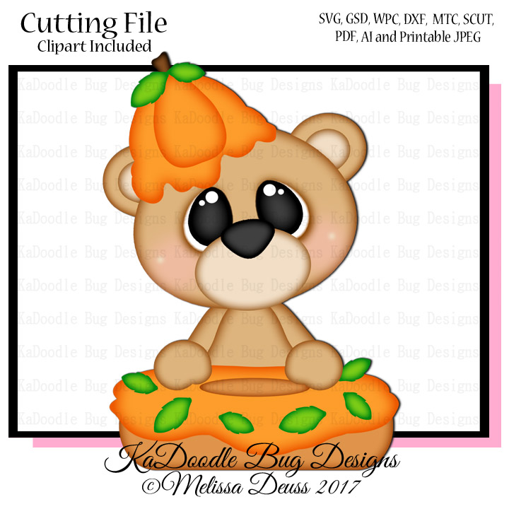 Pumpkin Donut Bear - Click Image to Close