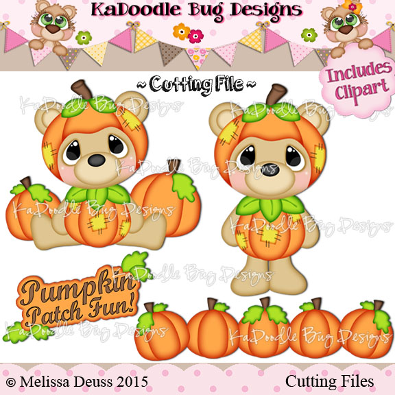 Pumpkin Patch Bears - Click Image to Close