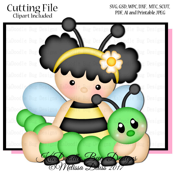 Spring Bee Girl - Click Image to Close