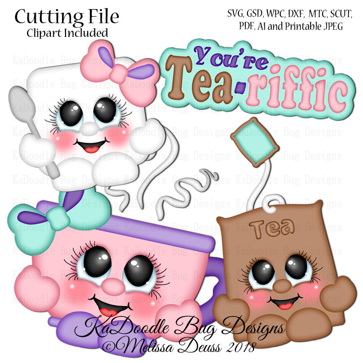 Shoptastic Cuties - Tea-riffic Cuties - Click Image to Close